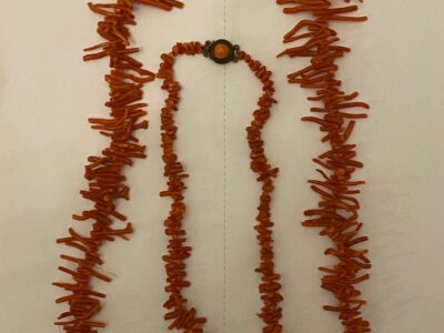 Collana in rametti di corallo