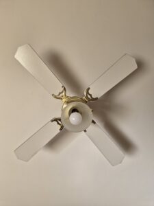 Lampadario con ventilatore