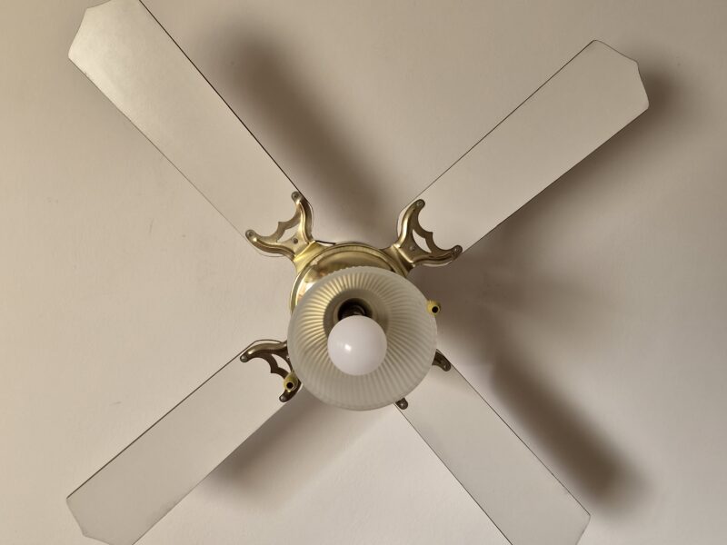 Lampadario con ventilatore